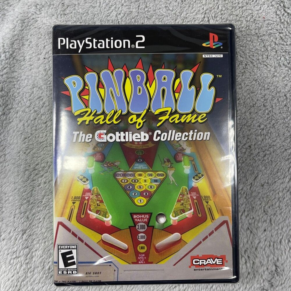Pinball Hall of Fame The Gottlieb Collection Sony‎ PlayStation 2 New Sealed 2004